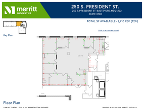 729 E Pratt St, Baltimore, MD for rent Floor Plan- Image 1 of 1