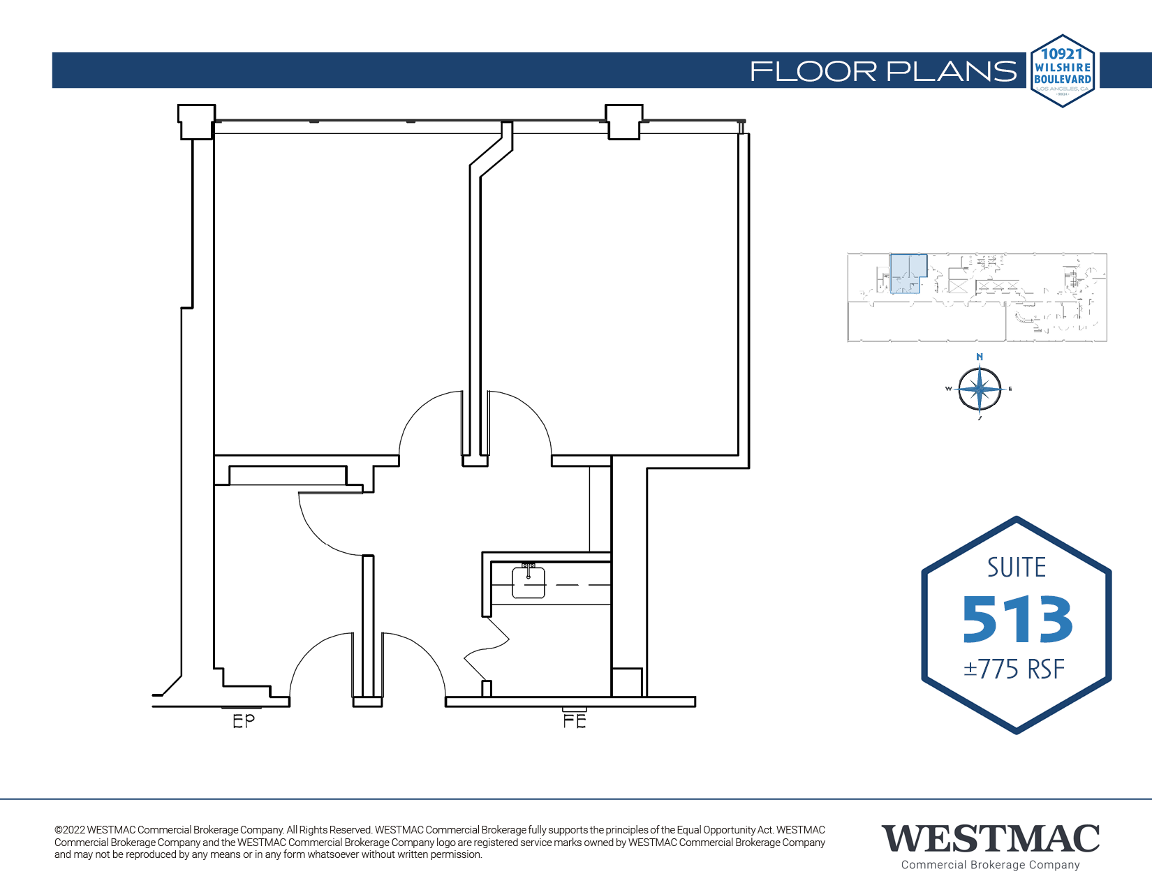 10921 Wilshire Blvd, Los Angeles, CA for rent Floor Plan- Image 1 of 1