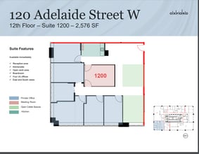 120 Adelaide St W, Toronto, ON for rent Floor Plan- Image 1 of 1