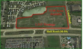 More details for NW Corner Hall Road & Card Road, Macomb Township, MI - Land for Sale