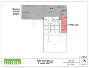 419-423 S Washington Ave, Royal Oak, MI for rent Floor Plan- Image 1 of 1