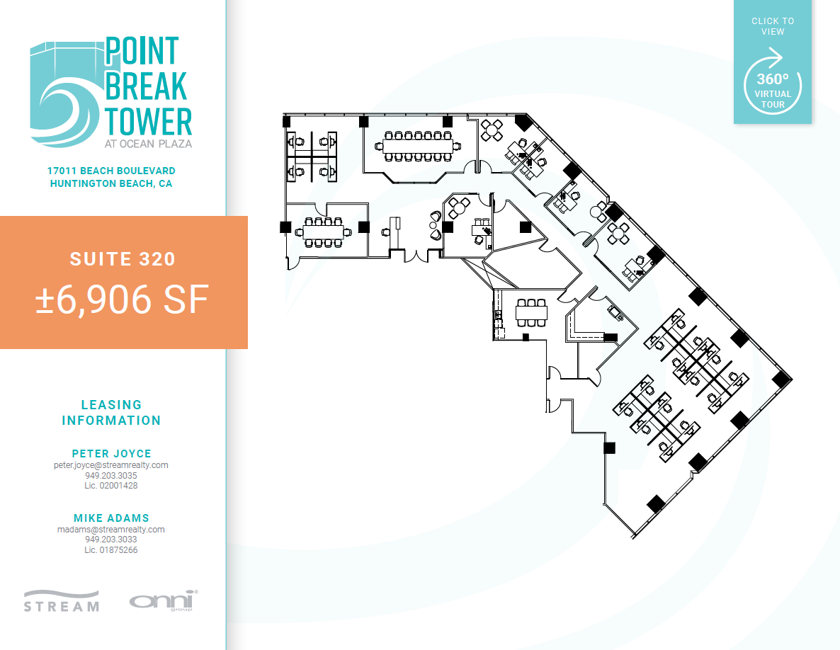 17011 Beach Blvd, Huntington Beach, CA for rent Floor Plan- Image 1 of 2