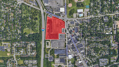 2439-2471 W Stadium Blvd, Ann Arbor, MI - aerial  map view