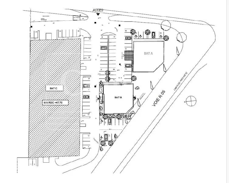 Office in Marseille to rent Site Plan- Image 1 of 2