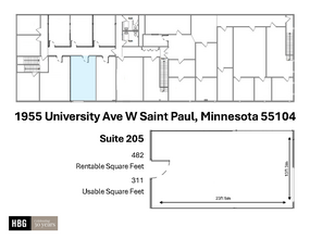 1955 University Ave W, Saint Paul, MN for rent Floor Plan- Image 1 of 1