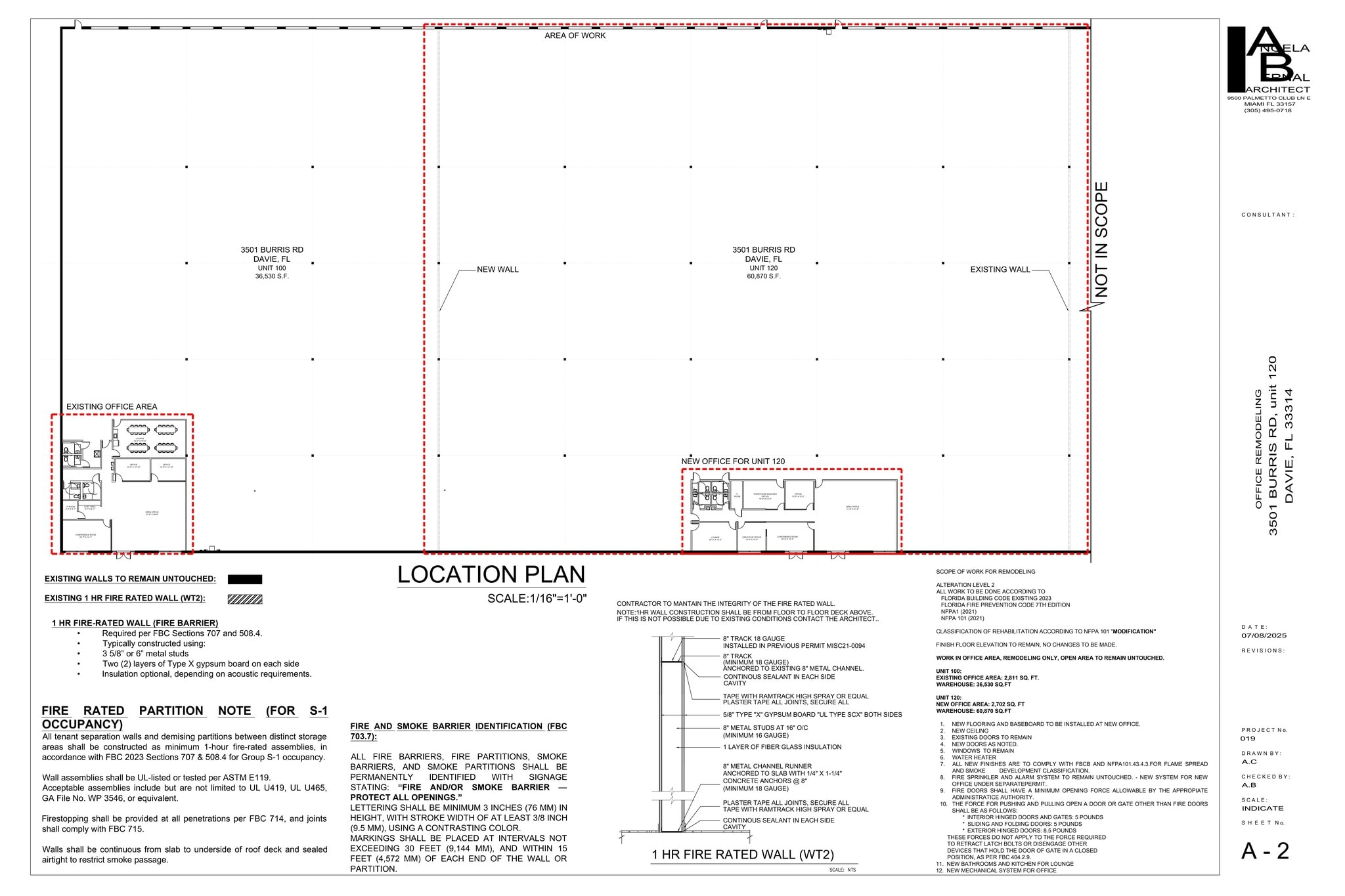 3501 Burris Rd, Davie, FL to rent Site Plan- Image 1 of 2