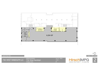 732 W Randolph St, Chicago, IL for rent Site Plan- Image 1 of 1