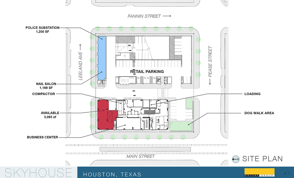 1625 Main St, Houston, TX for sale - Site Plan - Image 1 of 1