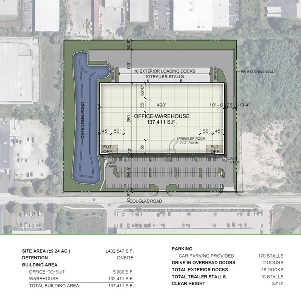 1225 Douglas Rd, Batavia, IL for sale - Floor Plan - Image 2 of 3