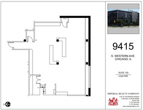 9415 S Western Ave, Chicago, IL for rent Floor Plan- Image 1 of 1