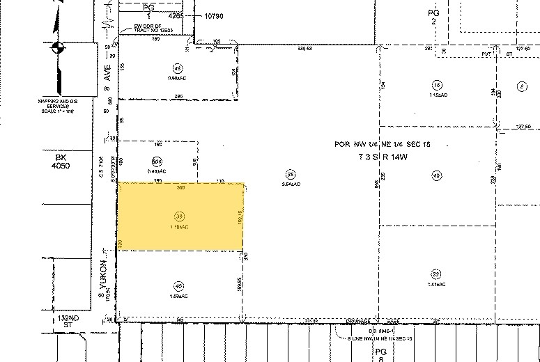 13100 Yukon Ave, Hawthorne, CA for sale - Plat Map - Image 2 of 11