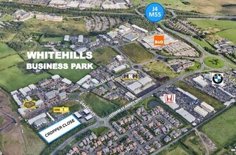 Cropper Close, Blackpool, LAN - AERIAL map view