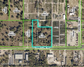 More details for 0 County Line Rd, Spring Hill, FL - Land for Sale