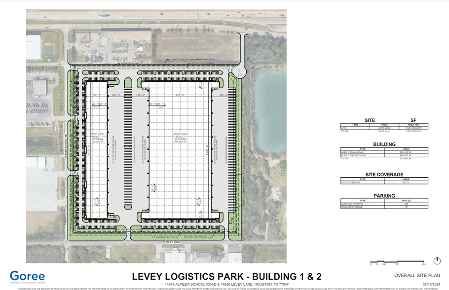 14650 Levey Ln, Pearland, TX for rent - Site Plan - Image 2 of 2