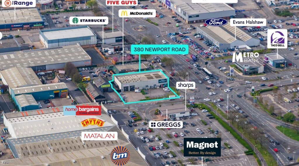 380 Newport Rd, Cardiff for sale Aerial- Image 1 of 1