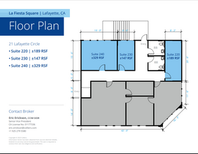 3533-3547 Mt. Diablo Blvd, Lafayette, CA for rent Floor Plan- Image 2 of 2