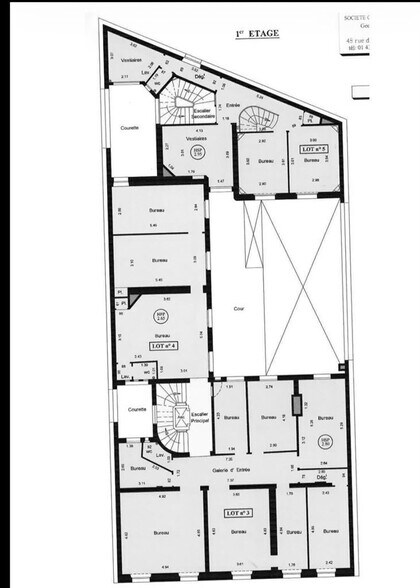 Retail in Paris to rent - Floor Plan - Image 3 of 6