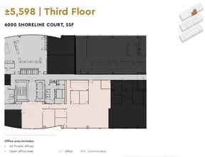 6000 Shoreline Ct, South San Francisco, CA to rent Floor Plan- Image 1 of 1