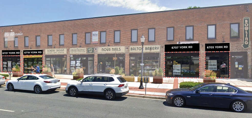 6705-6721 York Rd, Baltimore, MD to rent - Building Photo - Image 3 of 6