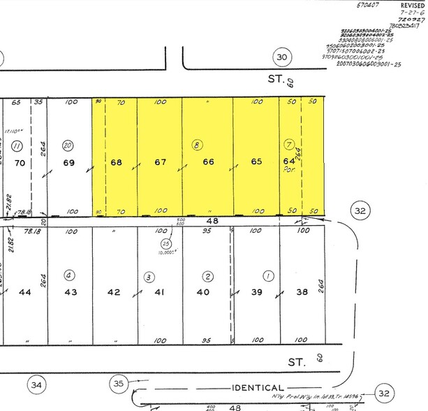 5432 W 102nd St, Los Angeles, CA for sale - Plat Map - Image 3 of 3