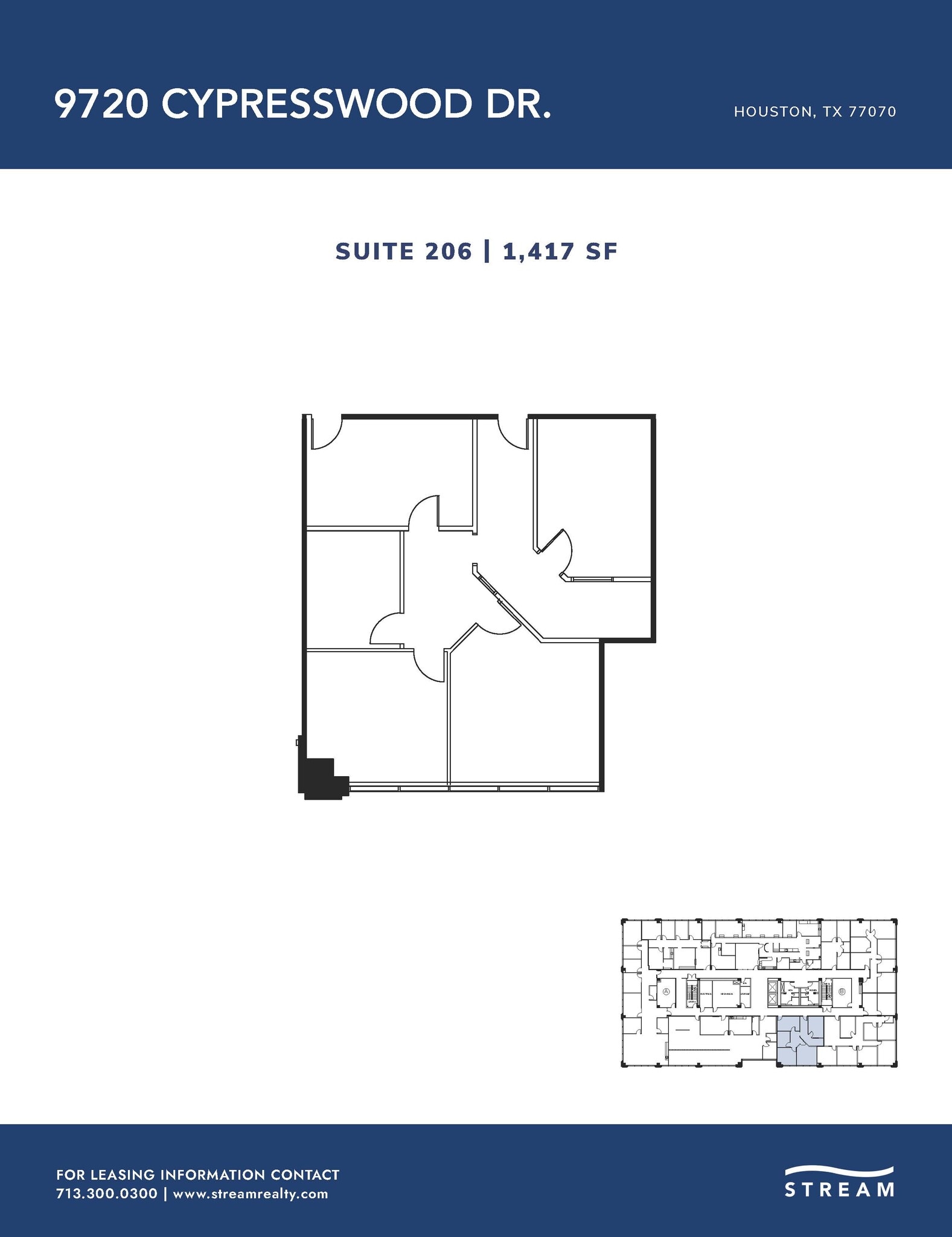 9720 Cypresswood Dr, Houston, TX to rent Floor Plan- Image 1 of 1