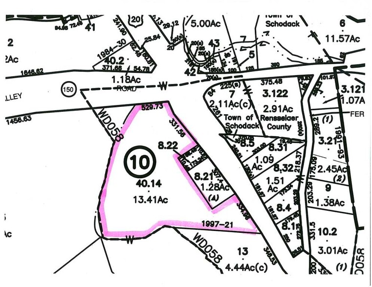 NYS Route 150, Castleton On Hudson, NY for rent - Plat Map - Image 2 of 2