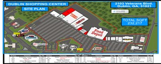 More details for 2101-2103 Veterans Blvd, Dublin, GA - Retail for Rent