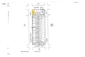 8072-8080 Melrose Ave, Los Angeles, CA for sale Plat Map- Image 1 of 1