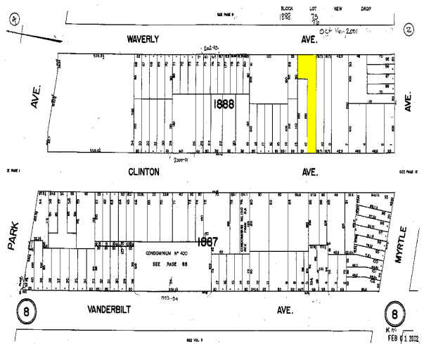 139 Clinton Ave, Brooklyn, NY for sale - Plat Map - Image 1 of 1