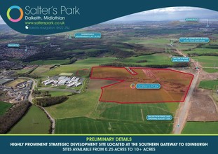 Salters Rd, Dalkeith, MLN - aerial  map view