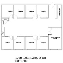 2760 Lake Sahara Dr, Las Vegas, NV to rent Floor Plan- Image 1 of 9