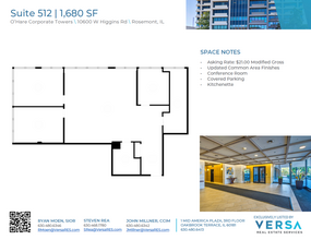 10600 W Higgins Rd, Rosemont, IL for rent Floor Plan- Image 1 of 1