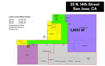 25 N 14th St, San Jose, CA for rent Floor Plan- Image 1 of 1