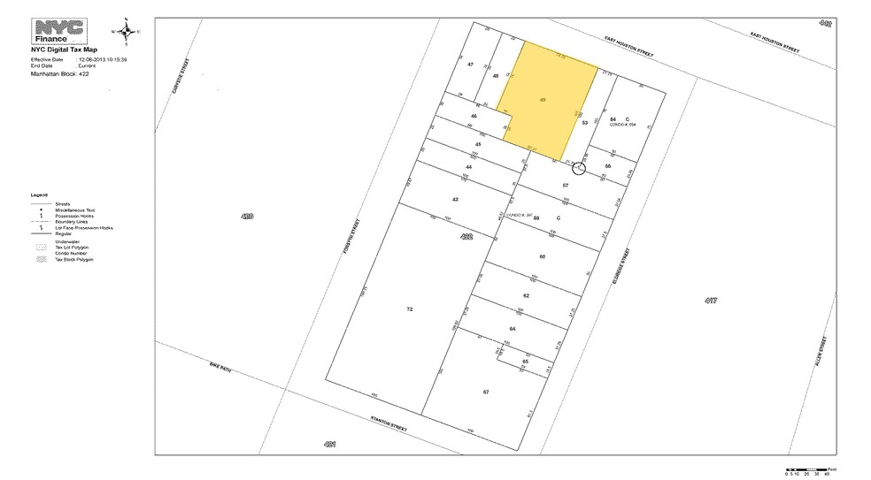 141 E Houston St, New York, NY for sale - Plat Map - Image 1 of 1