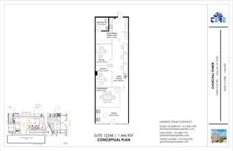 12400 Coit Rd, Dallas, TX to rent Floor Plan- Image 1 of 2