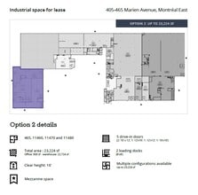 405-465 Av Marien, Montréal-Est, QC for rent Floor Plan- Image 1 of 7