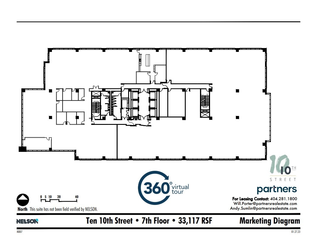 10 10th St, Atlanta, GA to rent Floor Plan- Image 1 of 2