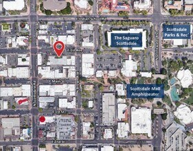 7213-7239 E 1st Ave, Scottsdale, AZ - AERIAL  map view