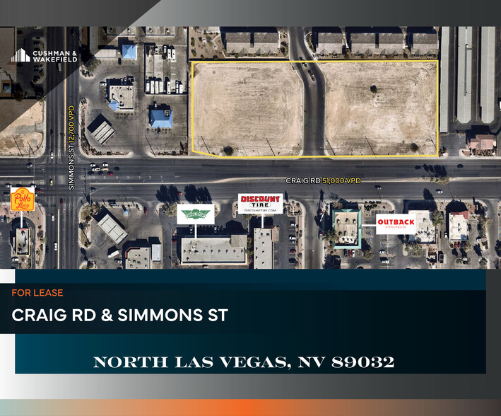 W Craig Rd, North Las Vegas, NV for rent - Aerial - Image 1 of 3