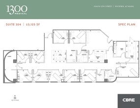 1300 N 12th St, Phoenix, AZ for rent Floor Plan- Image 1 of 1