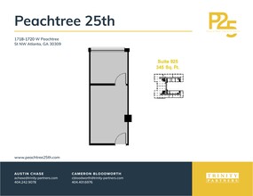 1718-1720 NW Peachtree St, Atlanta, GA for rent Site Plan- Image 1 of 1