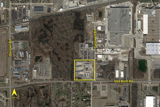 38500 Van Born Rd, Wayne, MI - aerial  map view - Image1