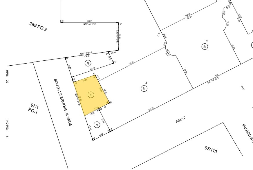 56 S Livermore Ave, Livermore, CA for rent - Plat Map - Image 2 of 5