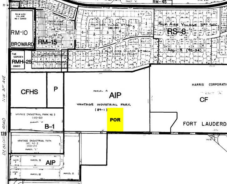 2745 W Cypress Creek Rd, Fort Lauderdale, FL for rent - Plat Map - Image 2 of 10