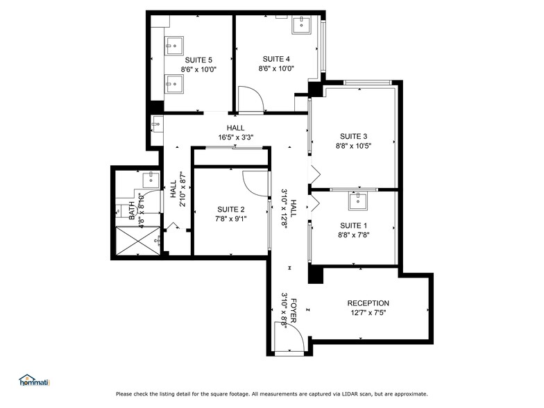 1325 18th St NW, Washington, DC for rent - Floor Plan - Image 2 of 34