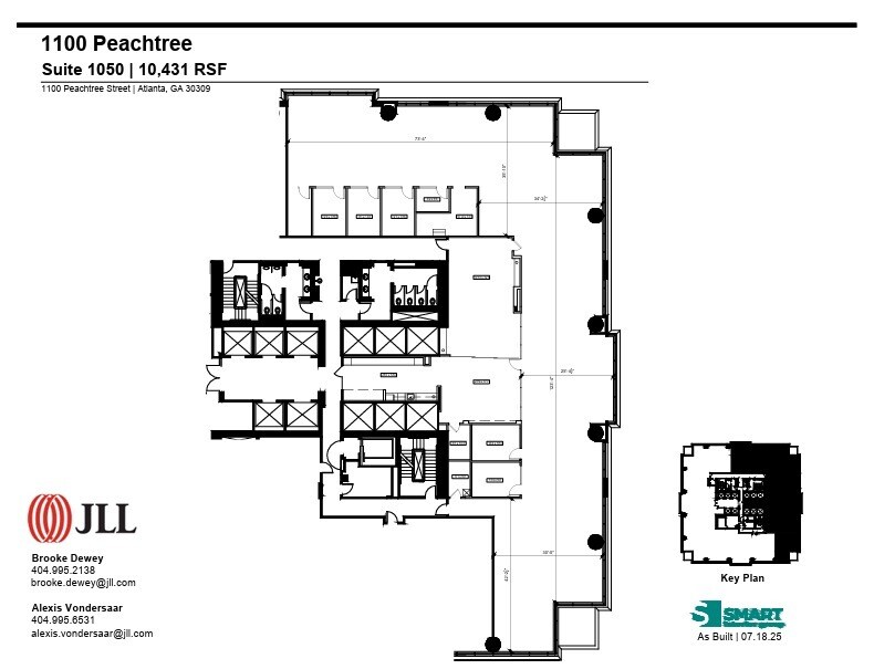 1100 Peachtree St NE, Atlanta, GA to rent Floor Plan- Image 1 of 1