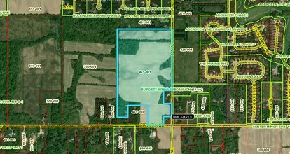 345 Division Rd, Valparaiso, IN - aerial  map view