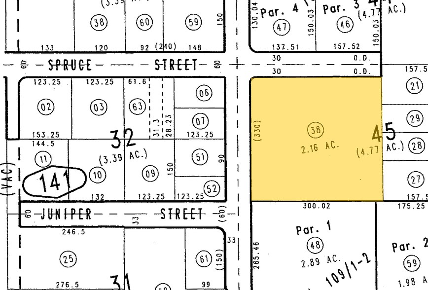 9459 C Ave, Hesperia, CA for sale - Plat Map - Image 3 of 4