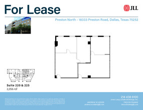 18333 Preston Rd, Dallas, TX for rent Floor Plan- Image 2 of 2