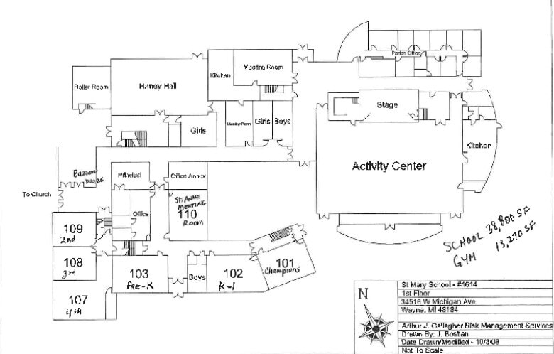 34540 W Michigan Ave, Wayne, MI to rent Floor Plan- Image 1 of 2